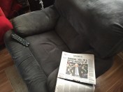 My first read, the sports section.