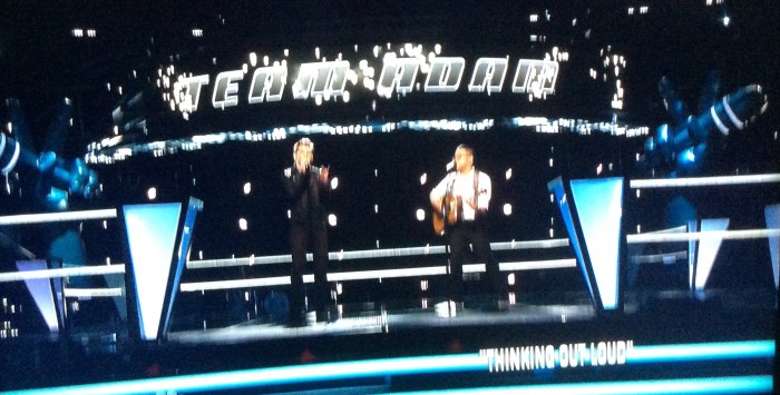 The Battle Round on 'The Voice.'
