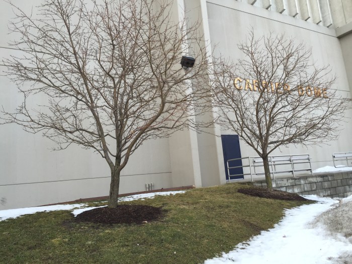 The spring melt on March 11 in Syracuse, N.Y.