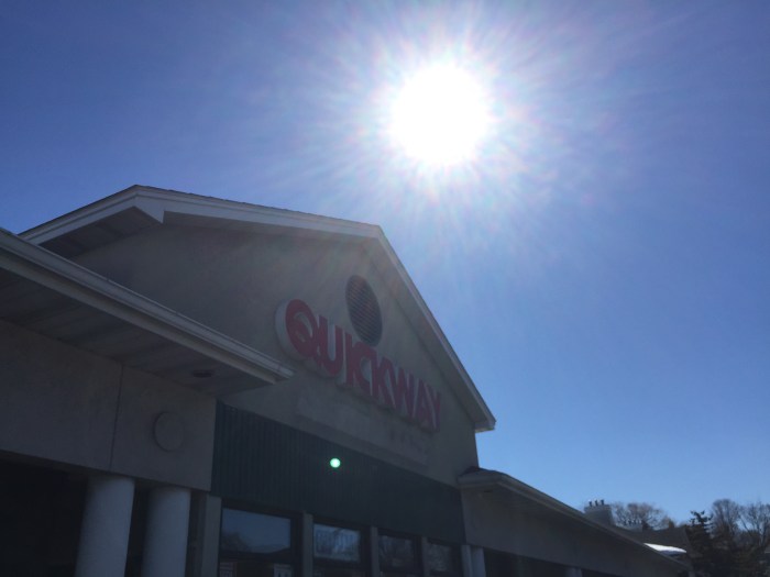 But there is no Quickway to spring here in Syracuse.