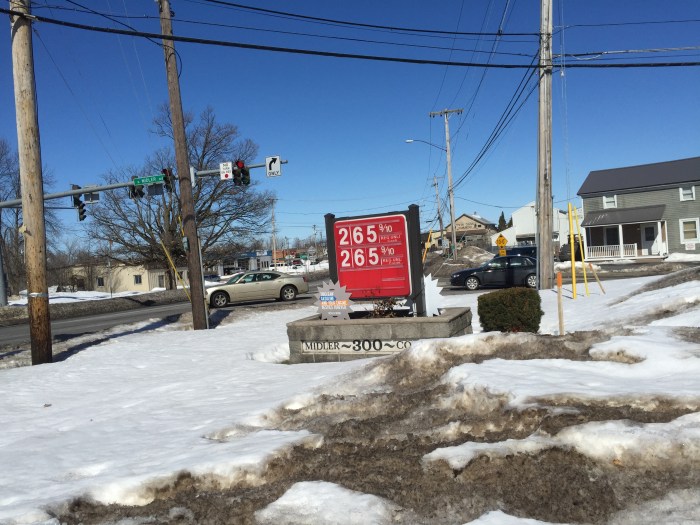 Gas prices are still a dirty mess, I think.