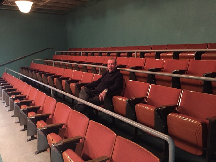 Larry Luttinger in downtown Syracuse's Jazz Central.