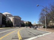 What winds down this road?