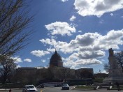 The Capitol under wraps.