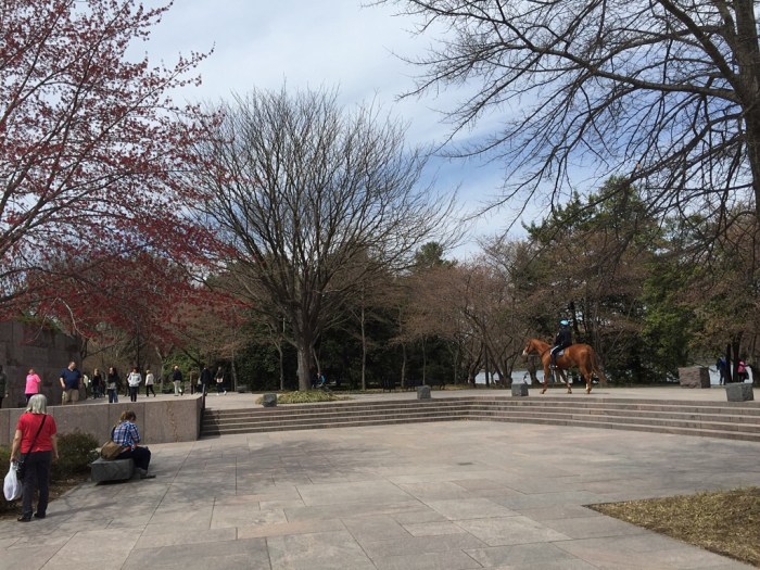 At the FDR Memorial.