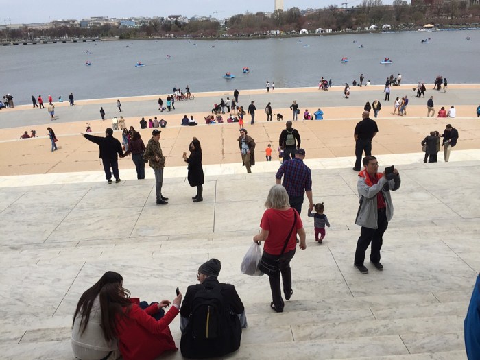 Us and thousands in Washington, D.C.