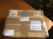 Waiting for my dear wife Karen to open together. 