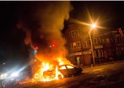 Out of control in Baltimore. (Getty Images)