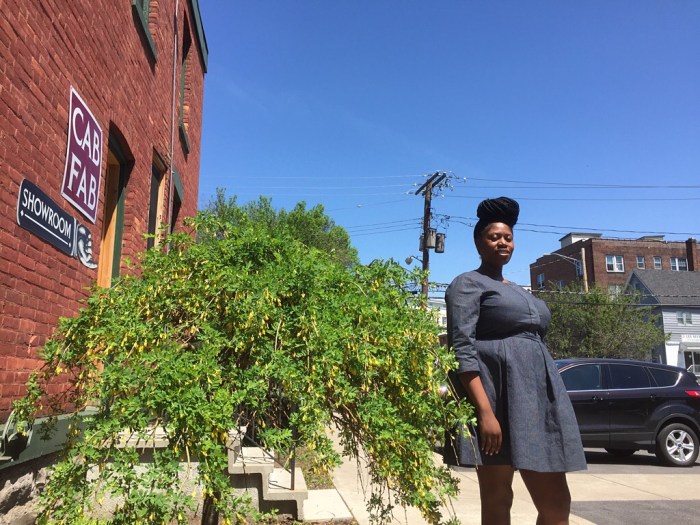 Victoria Coit, outside 128 Burnet Avenue.