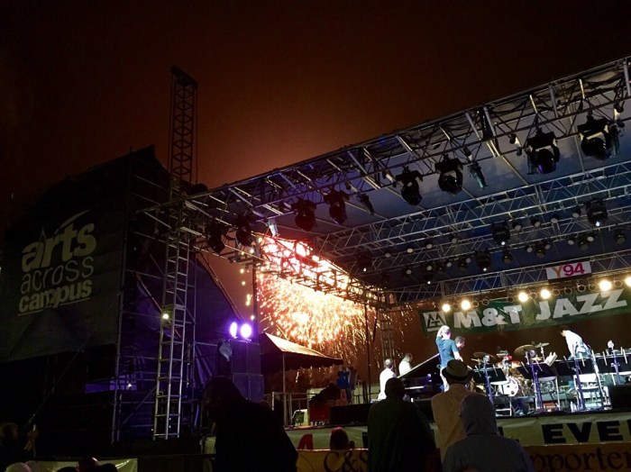 This Fireworks interlude was brought to you by Price Chopper.