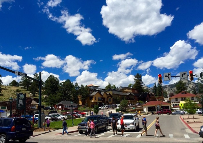 Stop for pedestrains, of course.