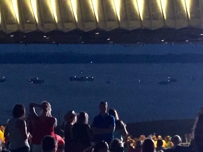 Boats on Onondaga Lake. 