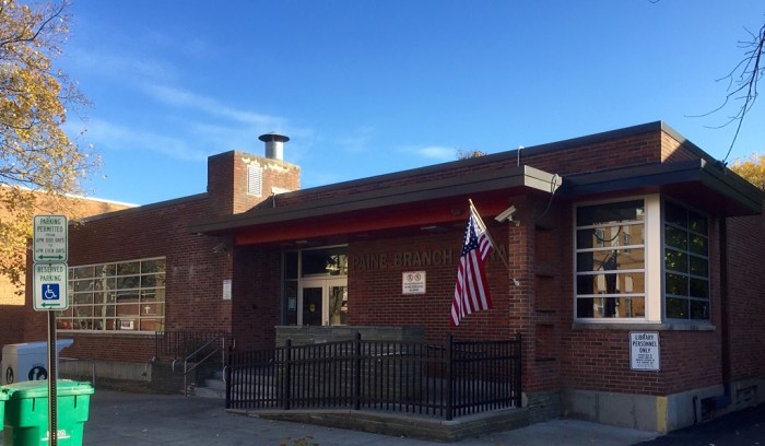 My neighborhood branch of the Onondaga County Public Library system.