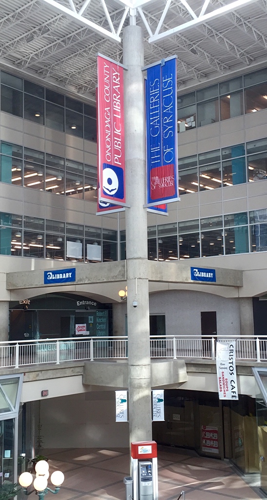 That's the library across the court.