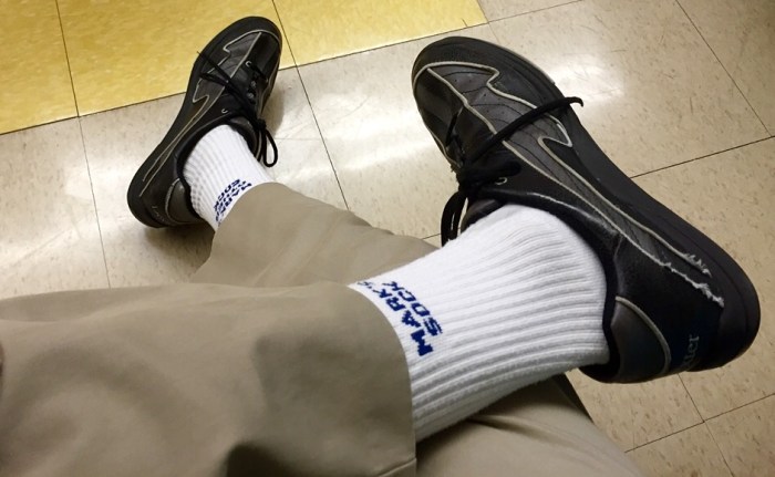 Now my official bowling sockware. 