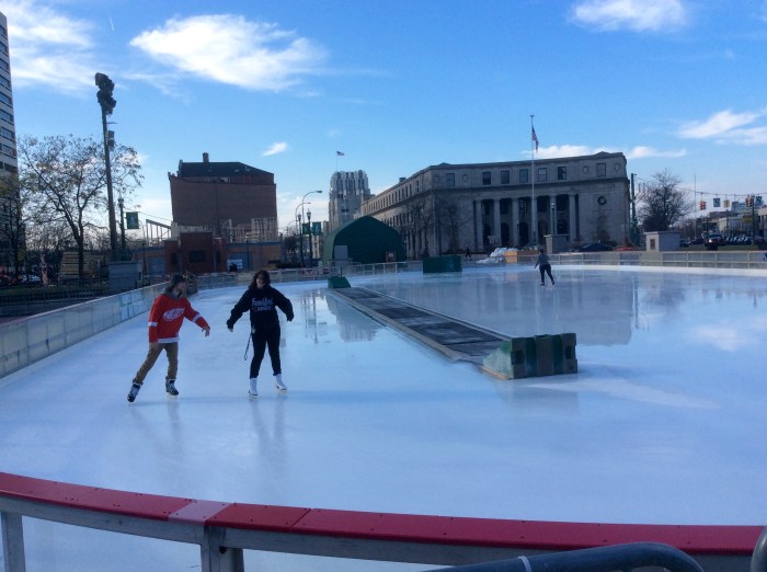 Ice skating and December go hand in hand.