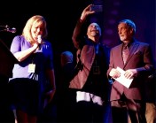 We three caught doing our thing. (Photo by Jack Bocchino)