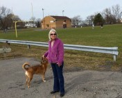 Football tossing for fun.