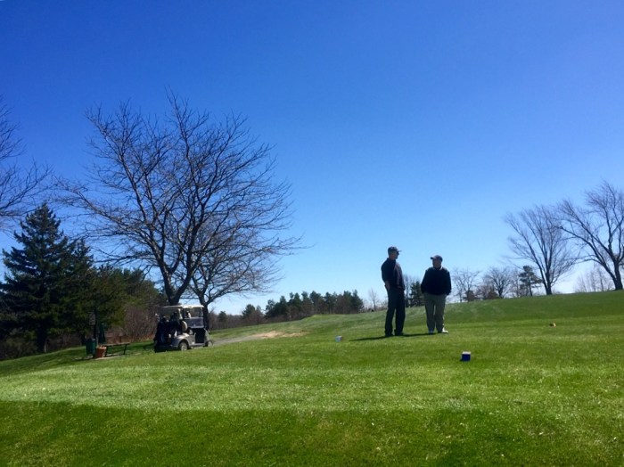 Deep conversationalists, KP and Tater.