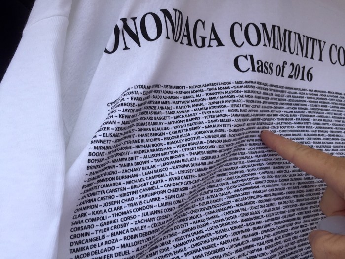 Pointing out the one we know.