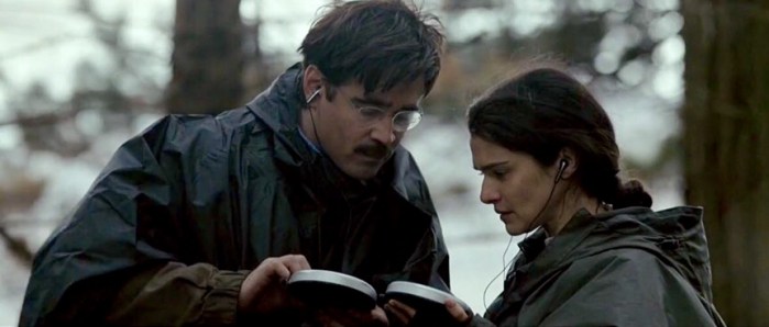 Colin Farrell and Rachel Weisz may or may not couple in The Lobster. (From IMDb.com)