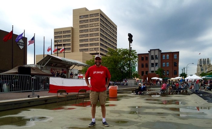 Dressed for Polish Fest success.
