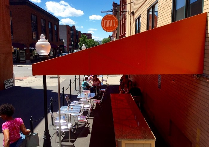 Armory Square new meets old.