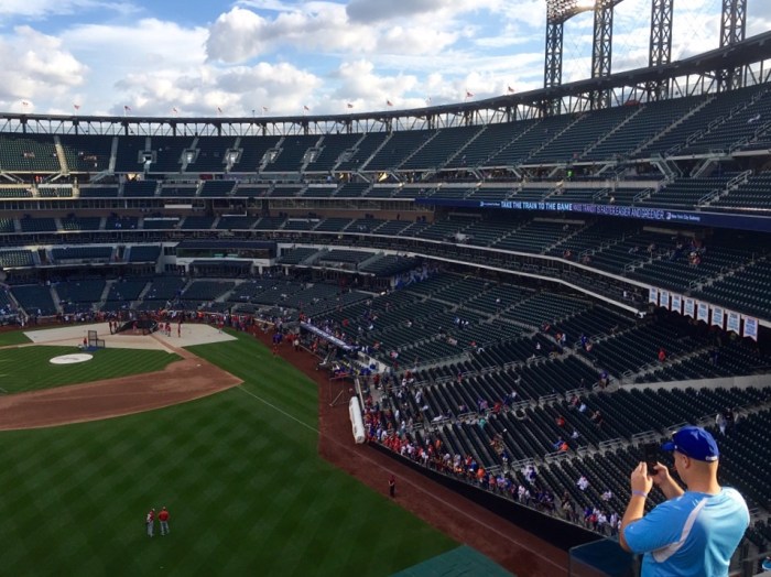 George takes his own photo of the field below.