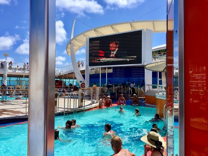 Some people swam. I did not.