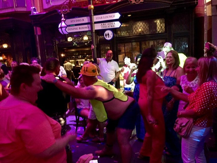 Cuddy in action, too close up.