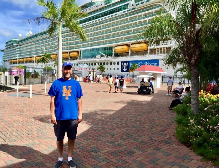 The ship looks like a hotel.