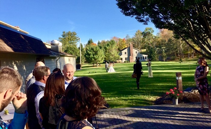 Away they walk as a married couple. 