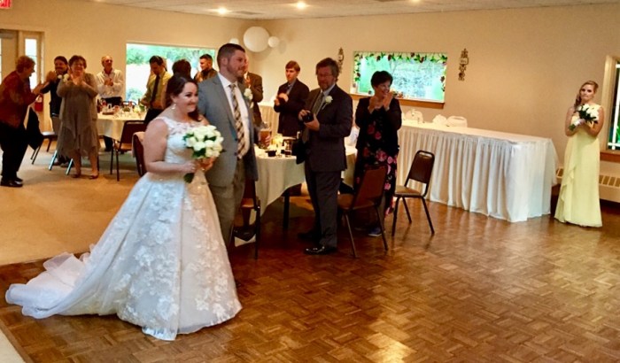 Introducing for the first time in public as Mr. and Mrs. ... 