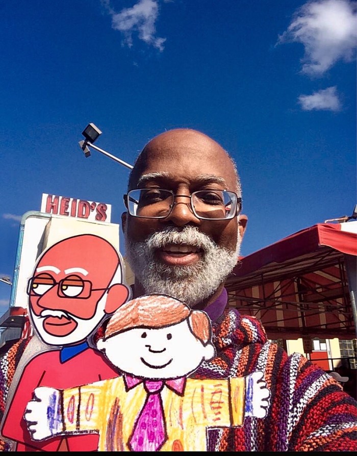 With our Mr. G and his creation, G Flat.