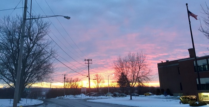 All aglow on Dec. 20, 2016.